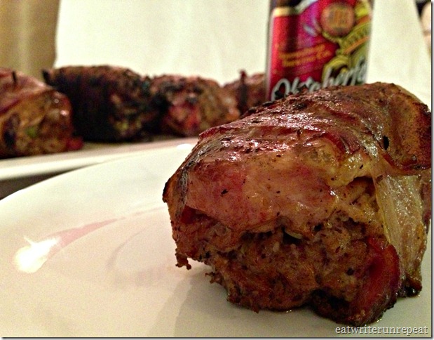 crab stuffed chicken thighs wrapped in bacon 3
